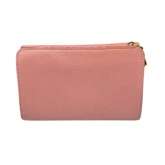 Miu Miu Pink Madras Compact Wallet - Picture 5 of 7